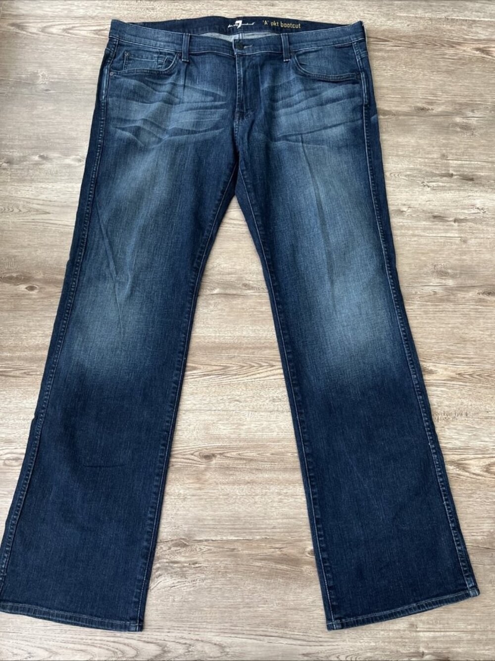 7 for All Mankind Bootcut Jeans Mens 40x35 Stretch A Pocket New